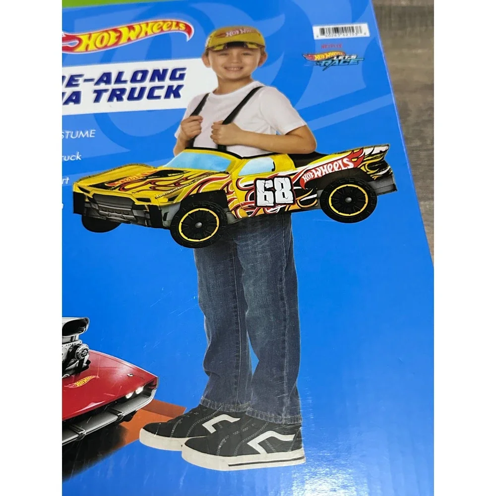 Hot Wheels Ride-Along Baja Truck Toddler Foam Costume Fits Size 2T-(3T-4T) NWT